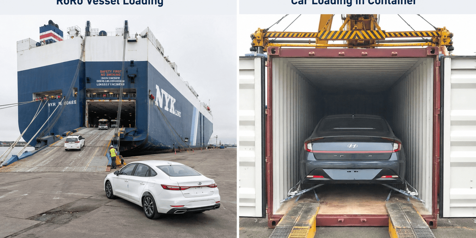 RoRo vs Container Shipping RoRo vs Container Shipping