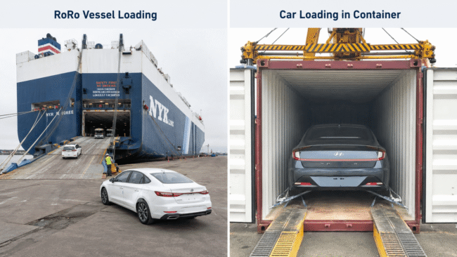 RoRo vs Container Shipping
