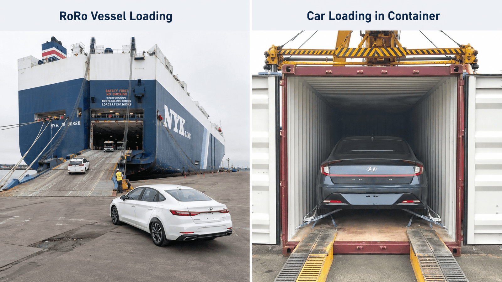 RoRo vs Container Shipping RoRo vs Container Shipping