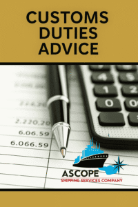Customs Duties Advice Customs Duties Advice