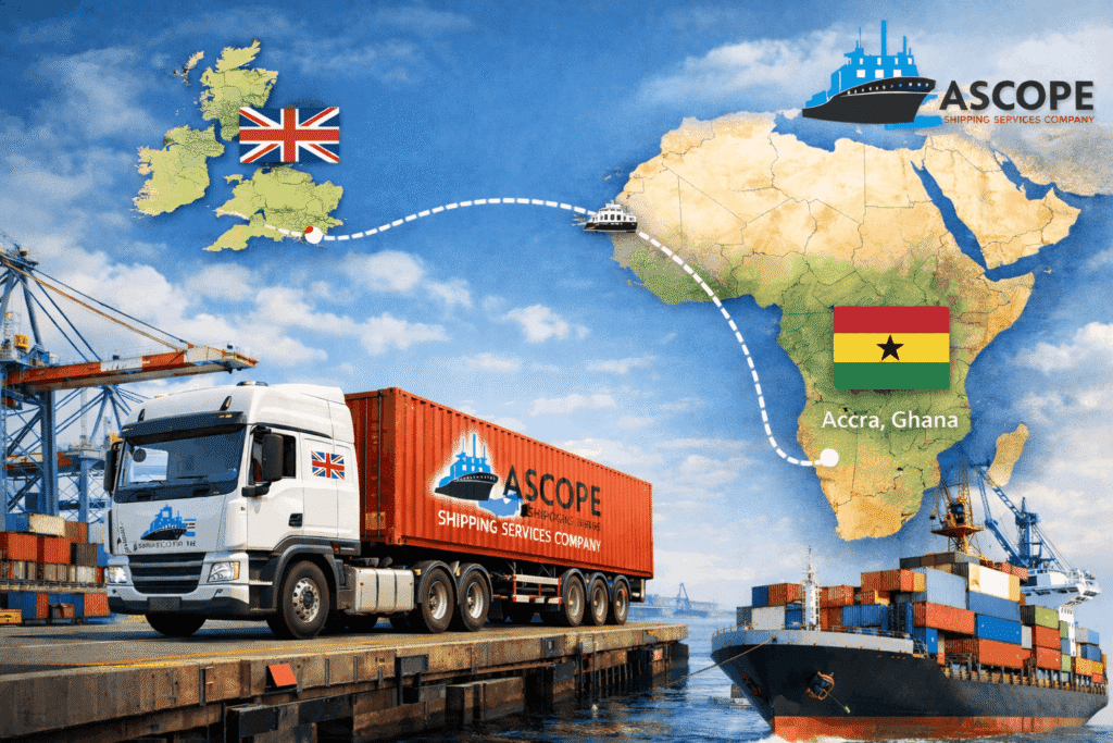 Truck Shipping to Ghana