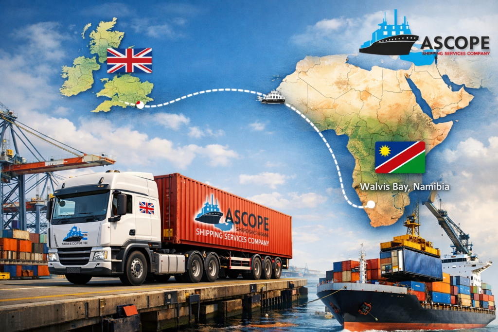 Truck Shipping to Namibia