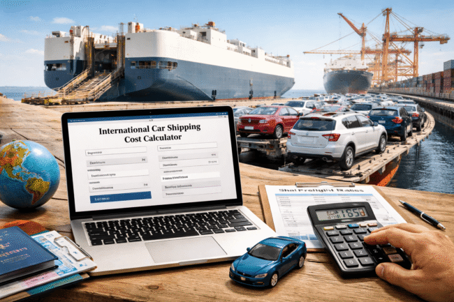International Car Shipping Cost Calculator