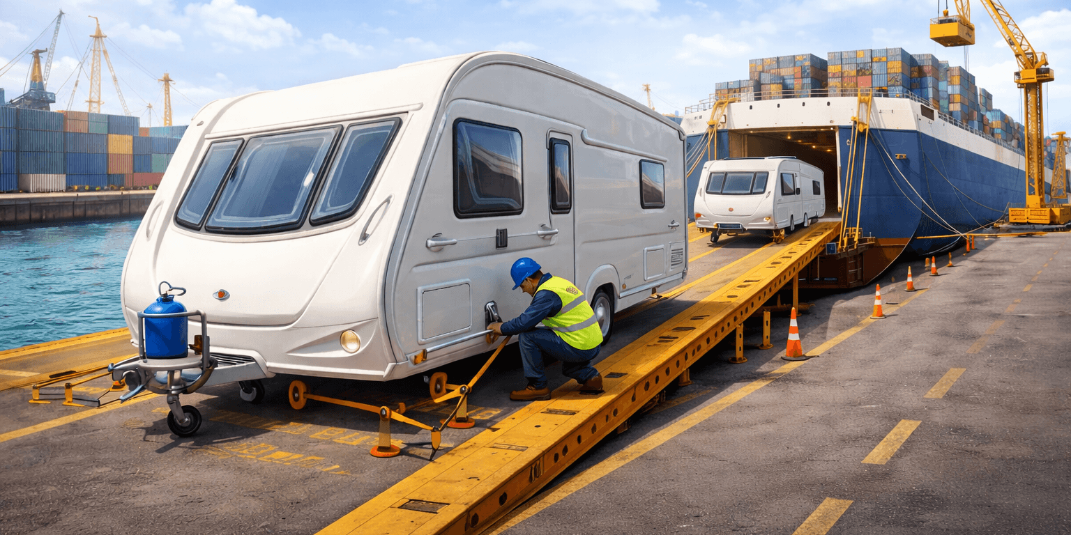 Prepare Caravan for Overseas Shipping Prepare Caravan for Overseas Shipping