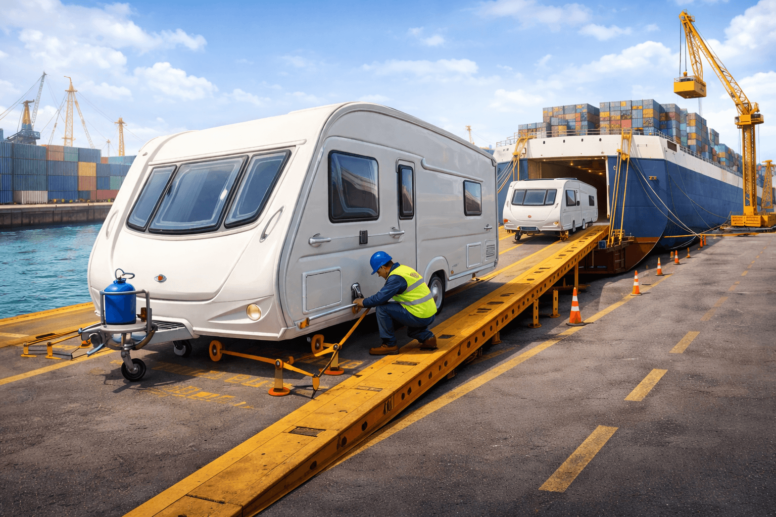 Prepare Caravan for Overseas Shipping Prepare Caravan for Overseas Shipping