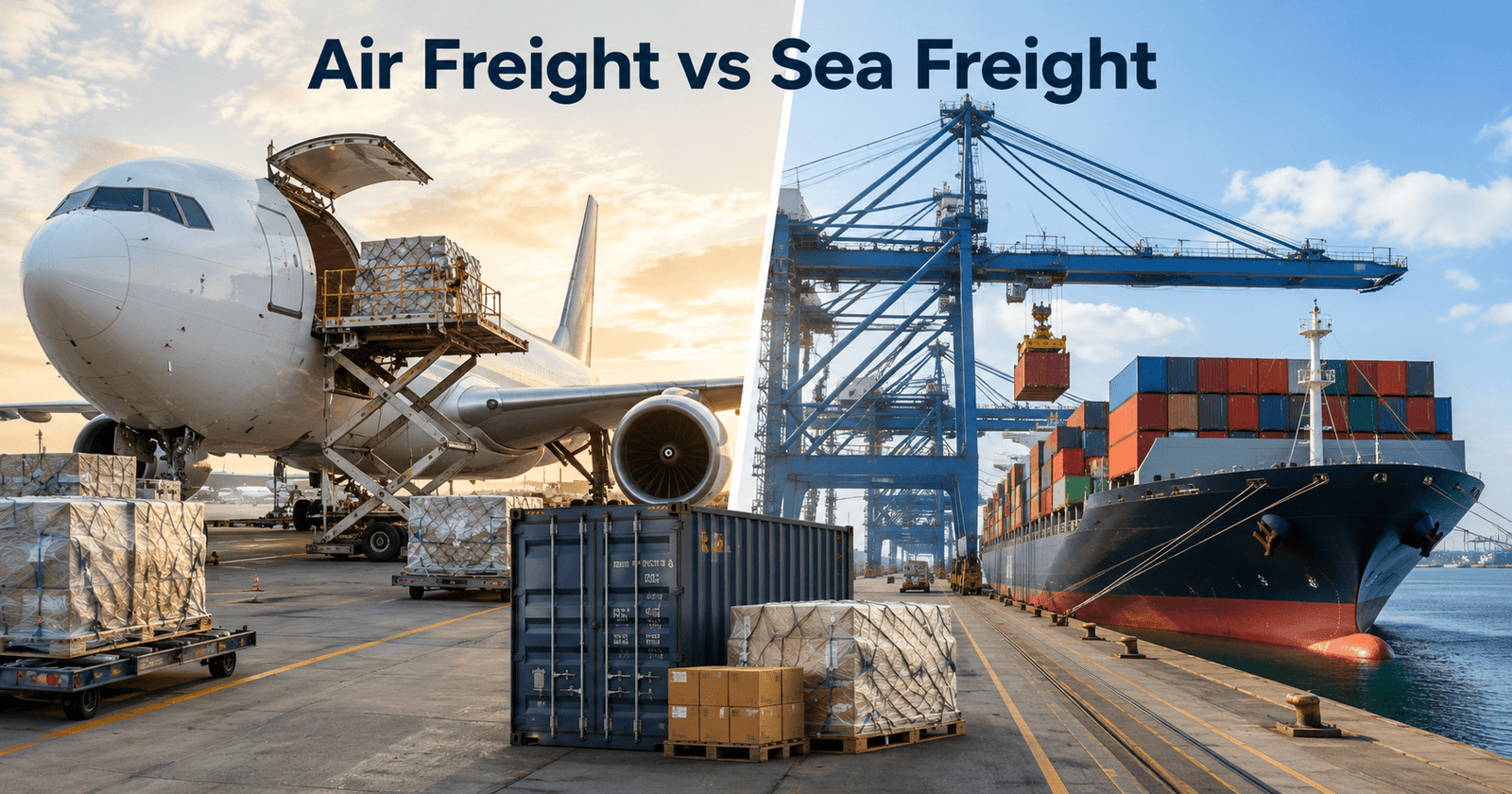 Air Freight vs Sea Freight Air Freight vs Sea Freight