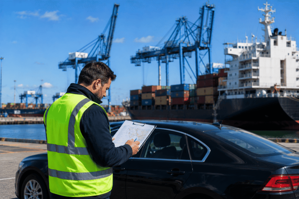 Best countries to ship a car from UK – vehicles ready for export at port