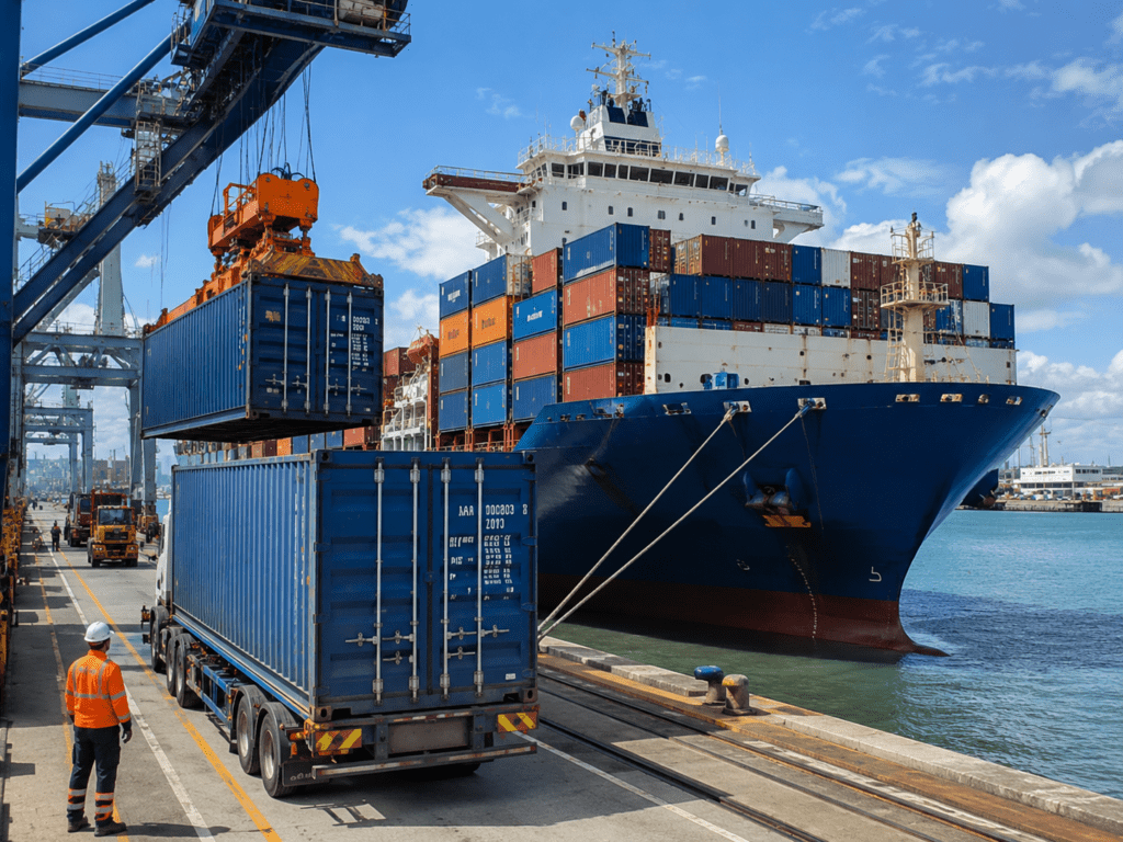 Container Shipping to Mauritius