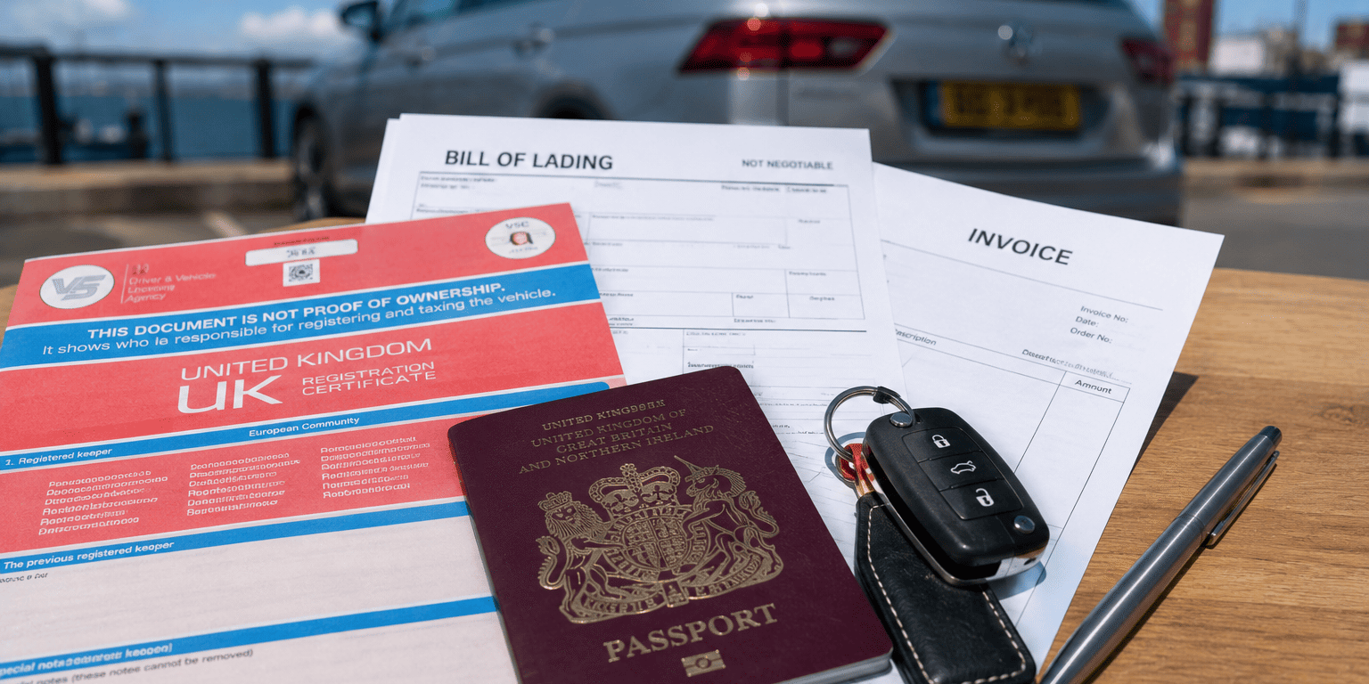 Documents Required to Ship a Car