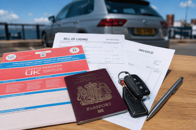 Documents Required to Ship a Car