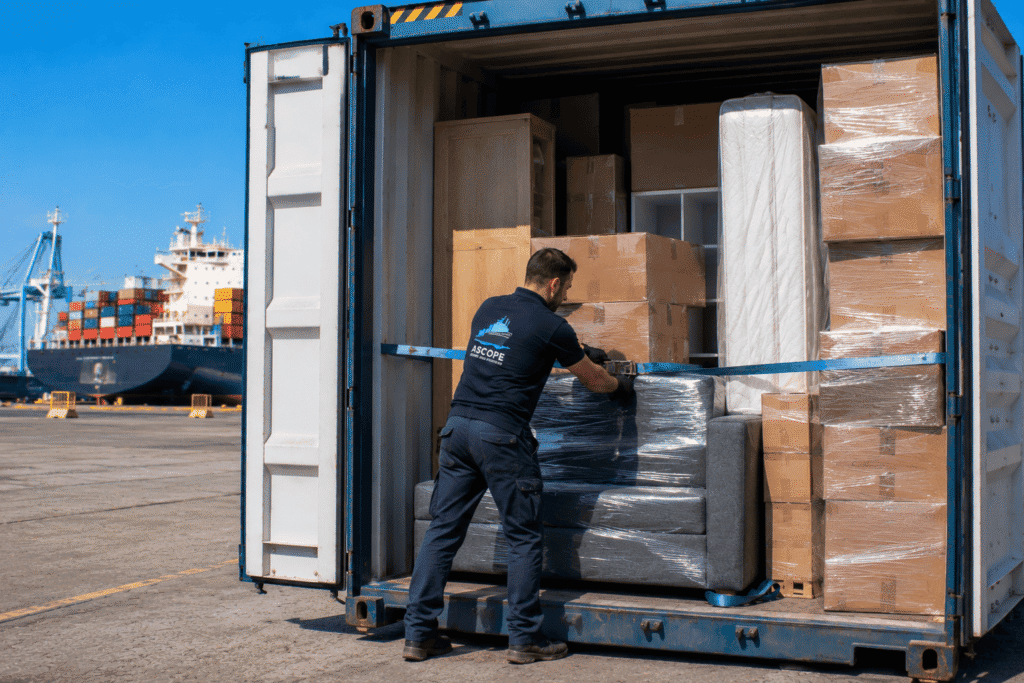 How to ship belongings from UK overseas – packing boxes for shipment