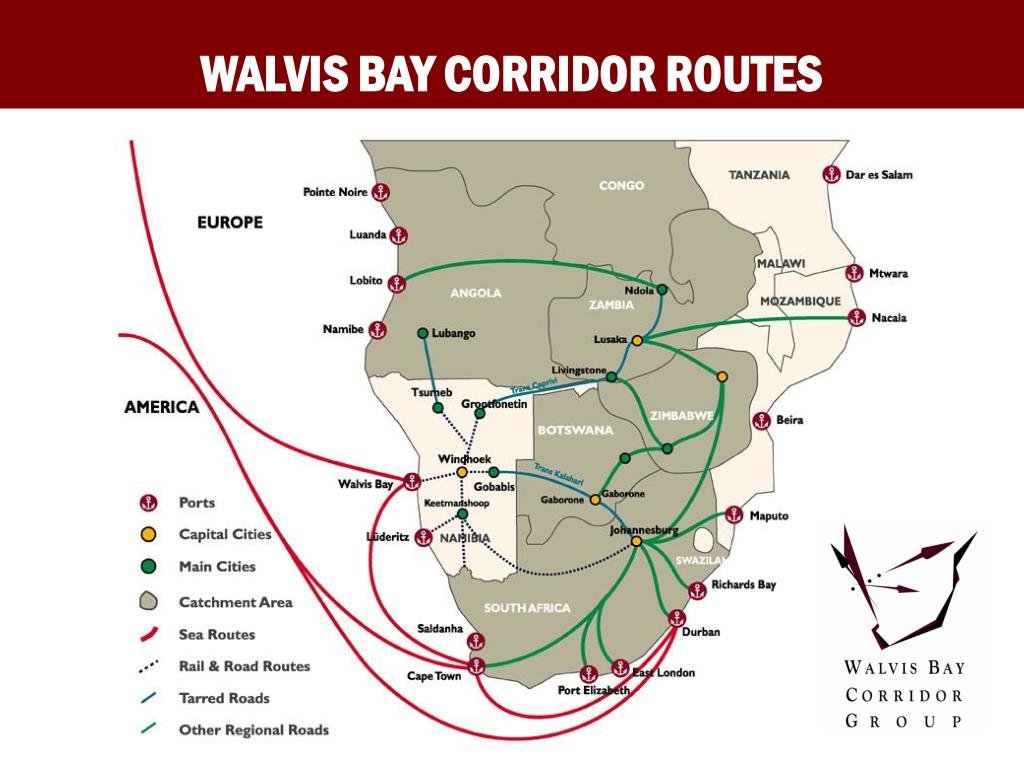 UK to Zimbabwe shipping routes via Durban and Walvis Bay
