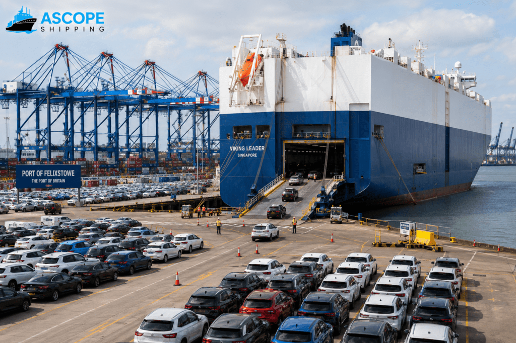 Vehicle Shipping from Felixstowe Port
