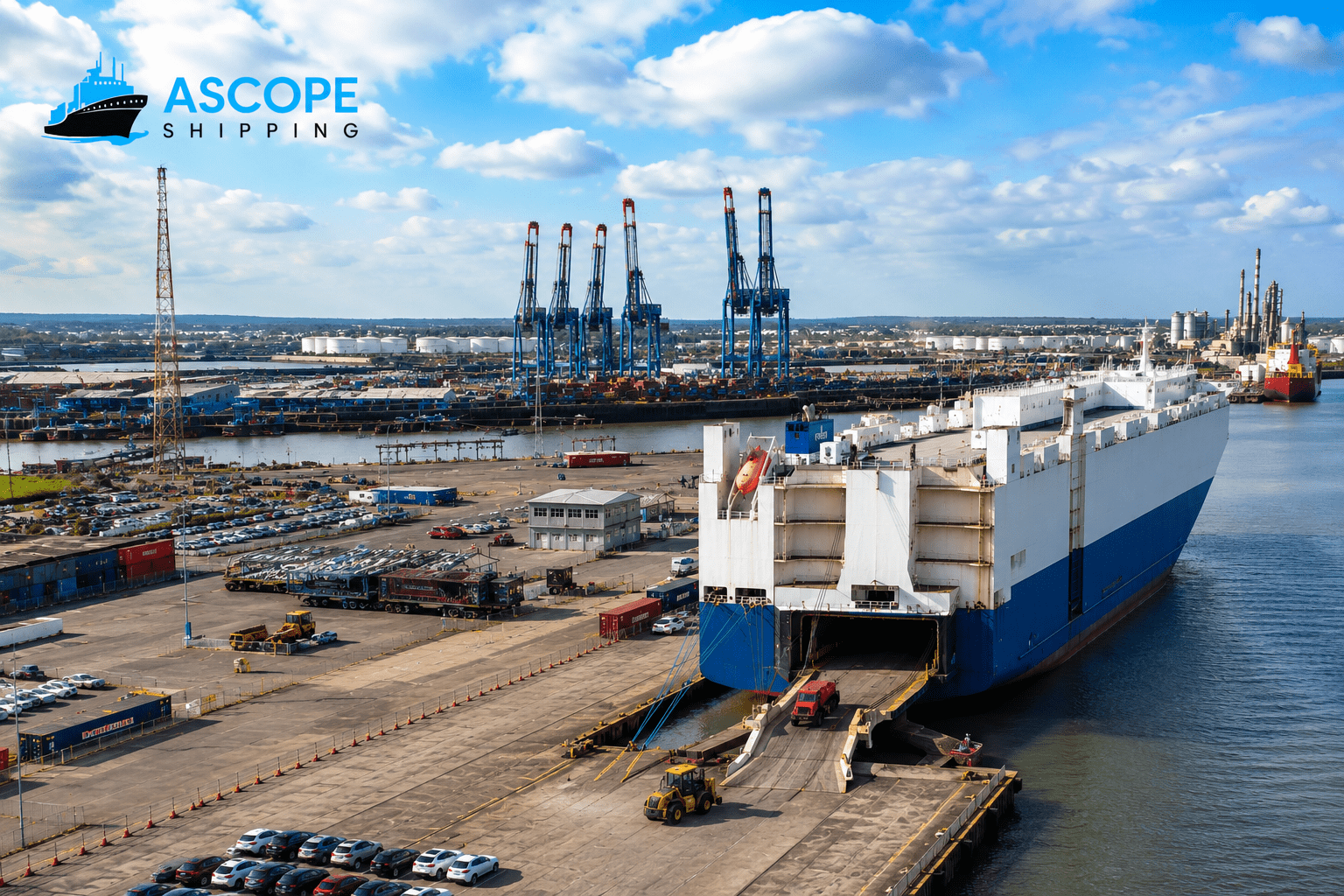 Vehicle Shipping from Tilbury Port