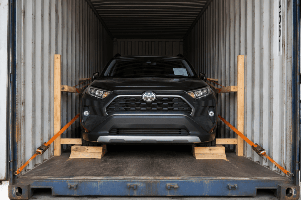 Vehicle shipping in a container to Equatorial Guinea from the UK