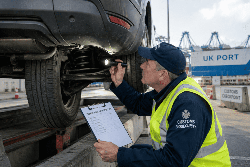 Car Shipping Guide to Australia - biosecurity inspection at port