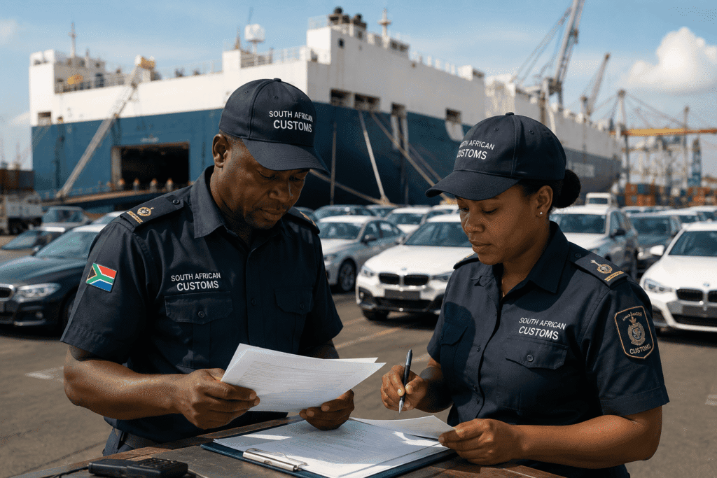 Car Shipping to South Africa - customs clearance at South African port