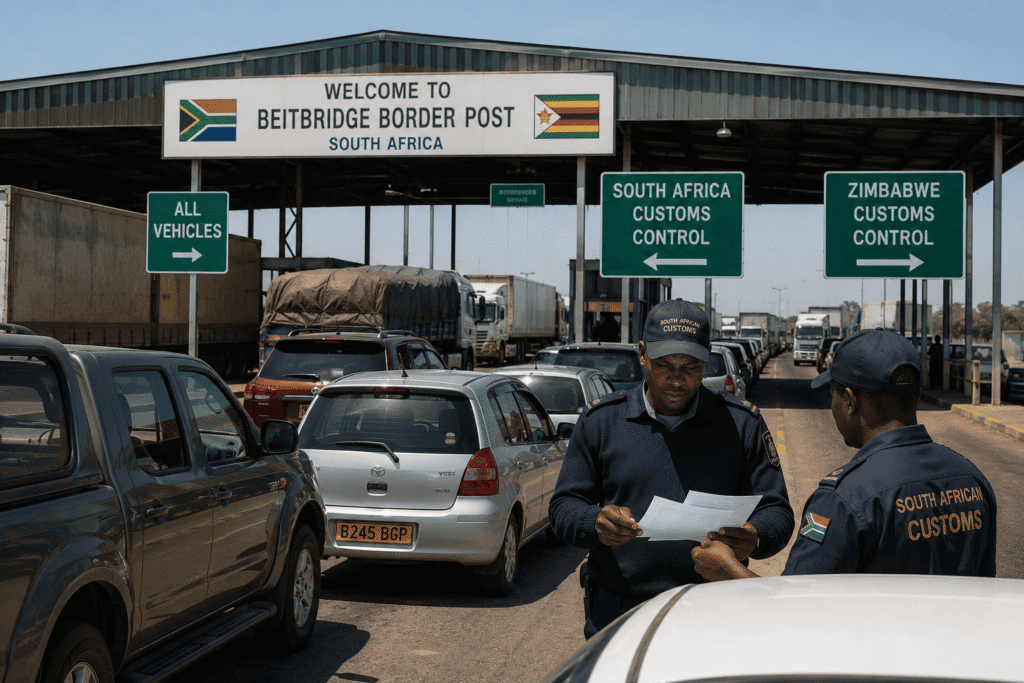 Car Shipping to Zimbabwe - Beitbridge border customs clearance