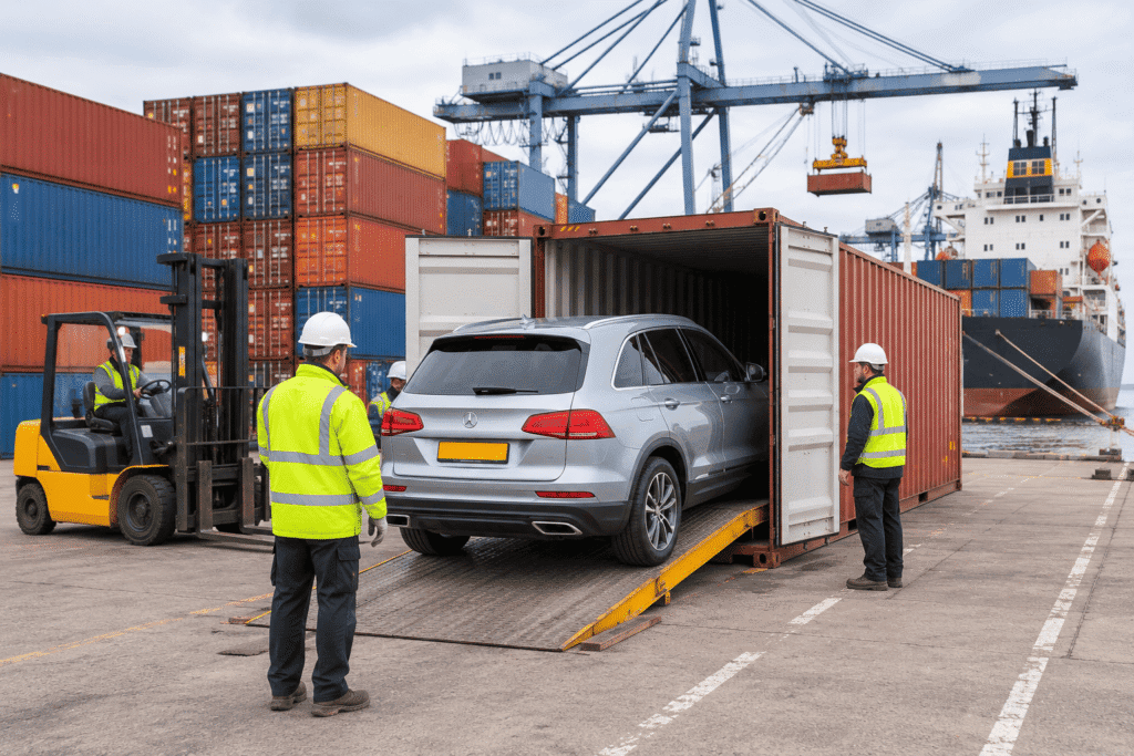 Container Car Shipping to Guinea