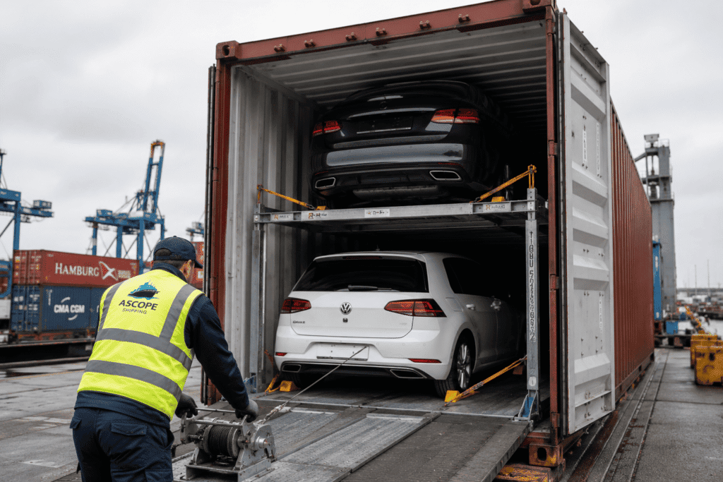 R-Rak multi-level container loading R-Rak multi-level container loading