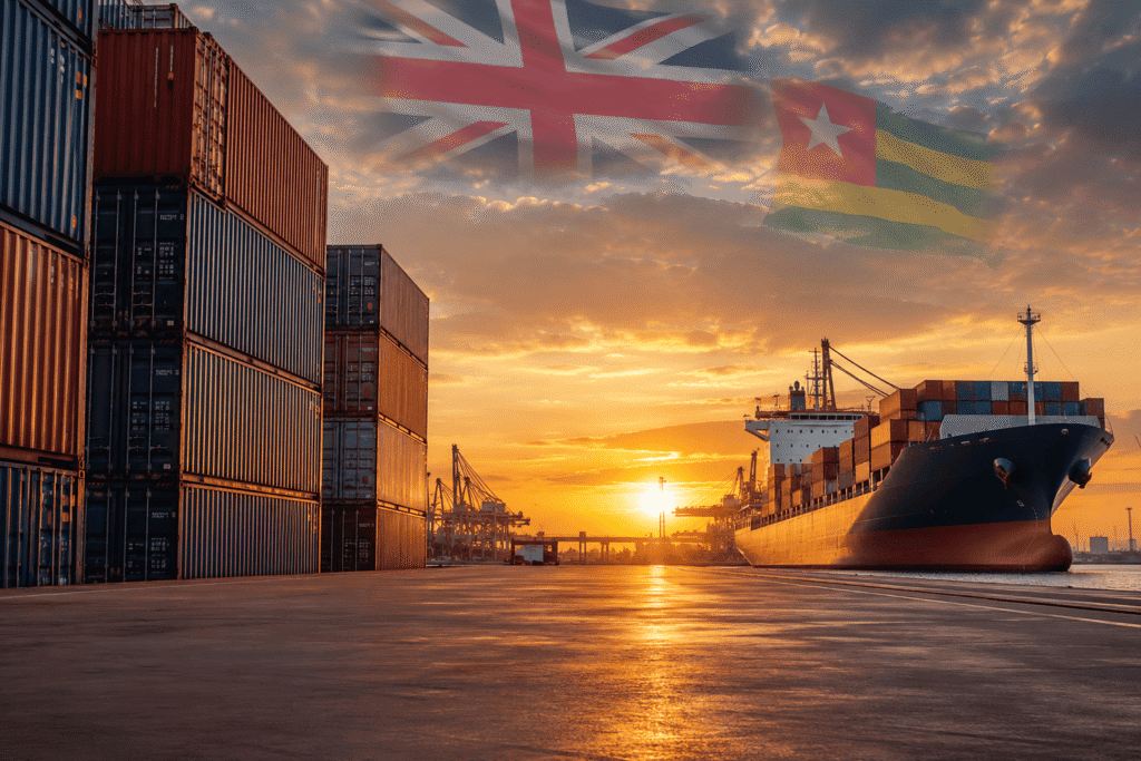 Container shipping to Togo from the UK