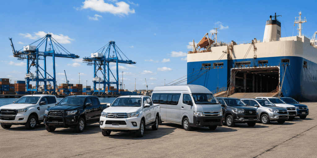 Fleet Vehicle Shipping from the UK