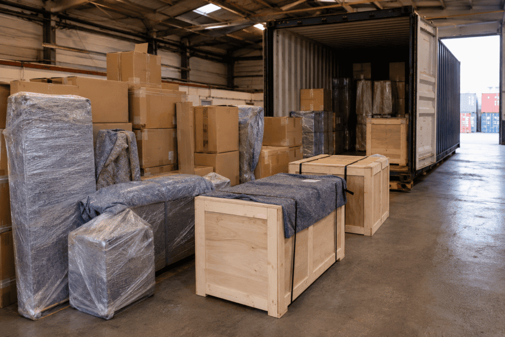 Household & Personal Goods shipping from UK to Benin