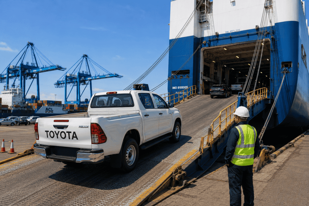 Pickup Truck Shipping from the UK