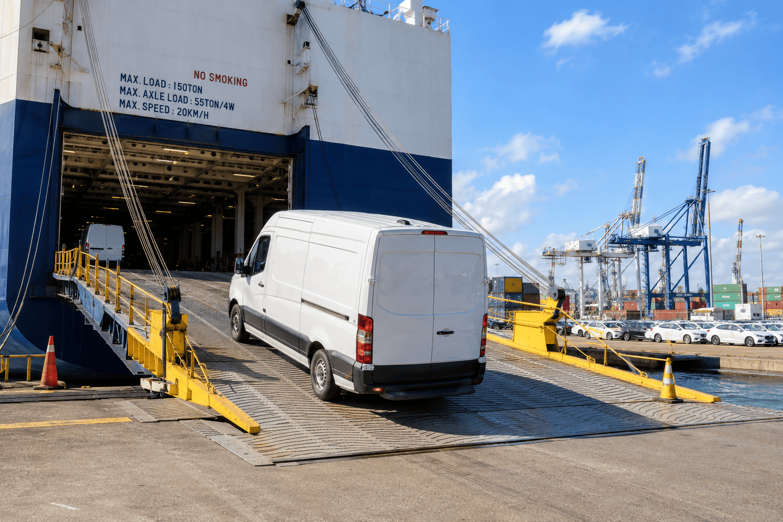 RoRo vs Container Shipping for Commercial Vehicles
