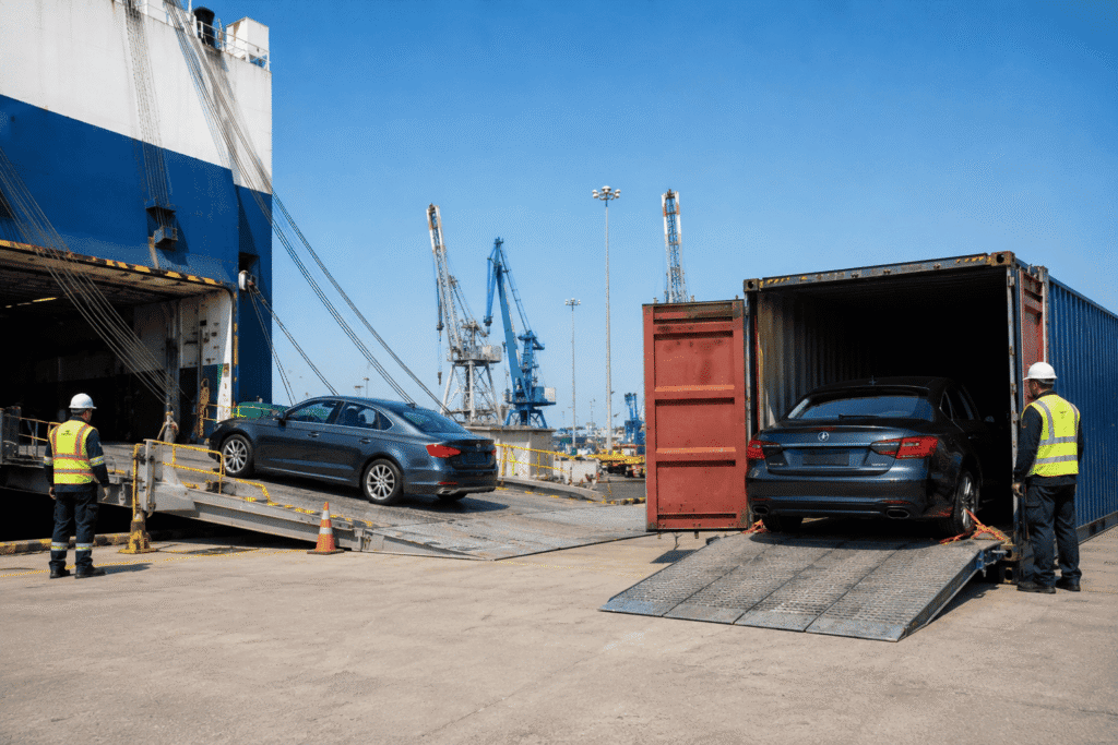 RoRo vs container shipping method UK RoRo vs container shipping method UK