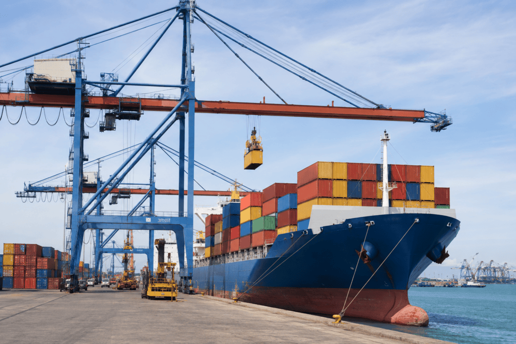 Tema port container shipping Ghana