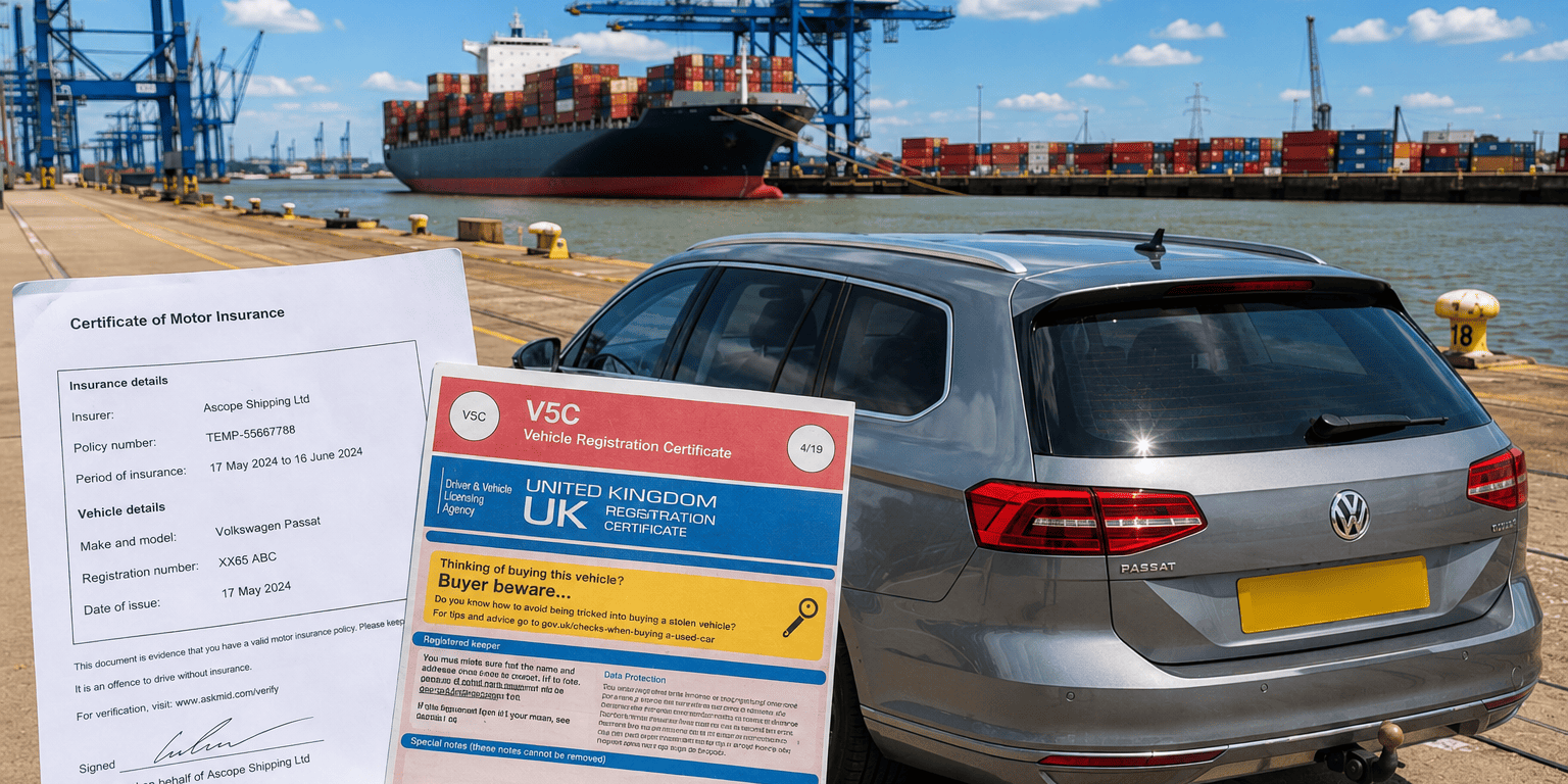 Temporary Car Insurance Before Exporting