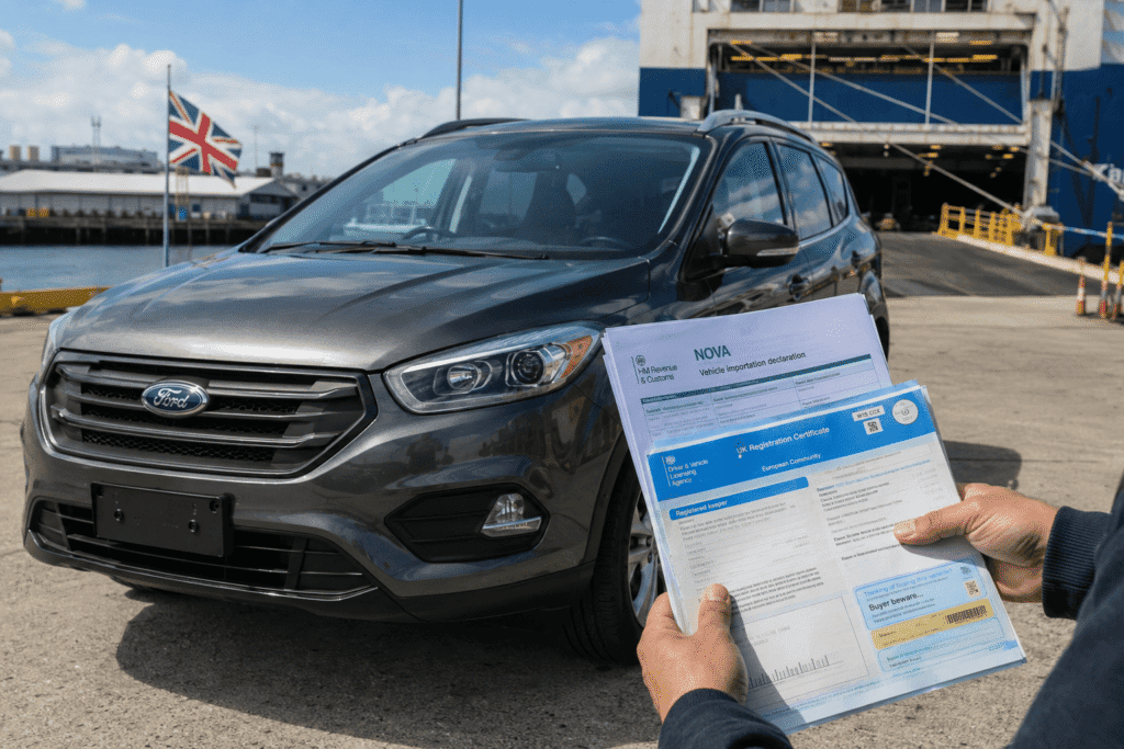 USA to UK car import process – NOVA declaration and DVLA registration documents USA to UK car import process – NOVA declaration and DVLA registration documents